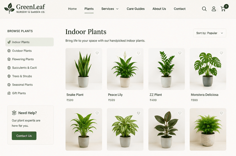 GreenLeaf Nursery & Garden Co., project gallery image 1